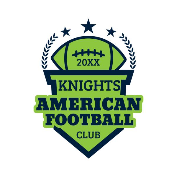 American Football logo 17 Miniatura