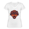 Playera Dama: Algodón Peinado Cuello V Miniatura