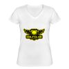Playera Dama: Algodón Peinado Cuello V Miniatura