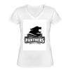 Playera Dama: Algodón Peinado Cuello V Miniatura