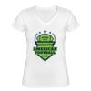 Playera Dama: Algodón Peinado Cuello V Miniatura