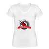 Playera Dama: Algodón Peinado Cuello V Miniatura