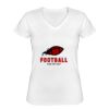 Playera Dama: Algodón Peinado Cuello V Miniatura