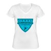 Playera Dama: Algodón Peinado Cuello V Miniatura