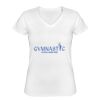 Playera Dama: Algodón Peinado Cuello V Miniatura
