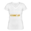 Playera Dama: Algodón Peinado Cuello V Miniatura