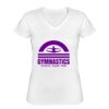 Playera Dama: Algodón Peinado Cuello V Miniatura