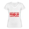 Playera Dama: Algodón Peinado Cuello V Miniatura