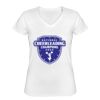 Playera Dama: Algodón Peinado Cuello V Miniatura
