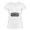 Playera Dama: Algodón Peinado Cuello V Miniatura