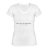 Playera Dama: Algodón Peinado Cuello V Miniatura