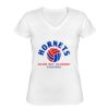 Playera Dama: Algodón Peinado Cuello V Miniatura