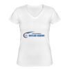 Playera Dama: Algodón Peinado Cuello V Miniatura