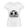 Playera Dama: Algodón Peinado Cuello V Miniatura