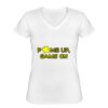 Playera Dama: Algodón Peinado Cuello V Miniatura