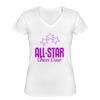 Playera Dama: Algodón Peinado Cuello V Miniatura
