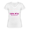 Playera Dama: Algodón Peinado Cuello V Miniatura