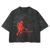 Playera Boxy Fit Mineral Wash 265 grs 🔥 NEW PRODUCT 🔥 Miniatura